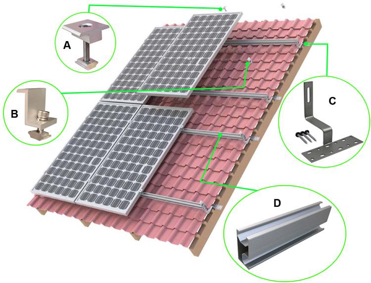详情 图 2 सौर पैनल बढ़ते हार्डवेयर टाइल Roof.jpg 详情图 2 Solar Panel Mounting Hardware Tile Roof.jpg
